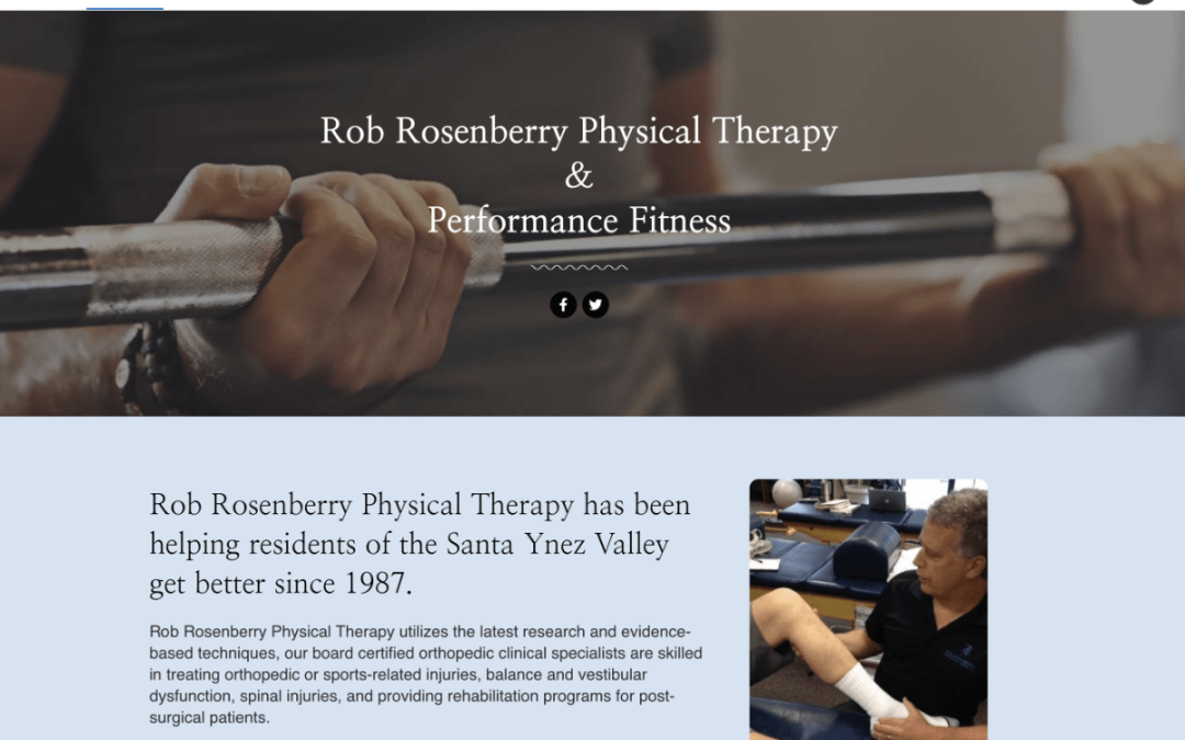 Rob Rosenberry Physical Therapy