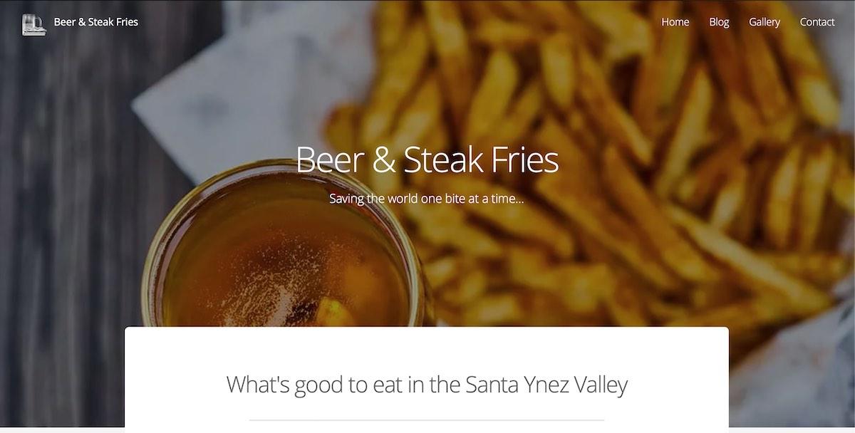 Beer & Steak Fries