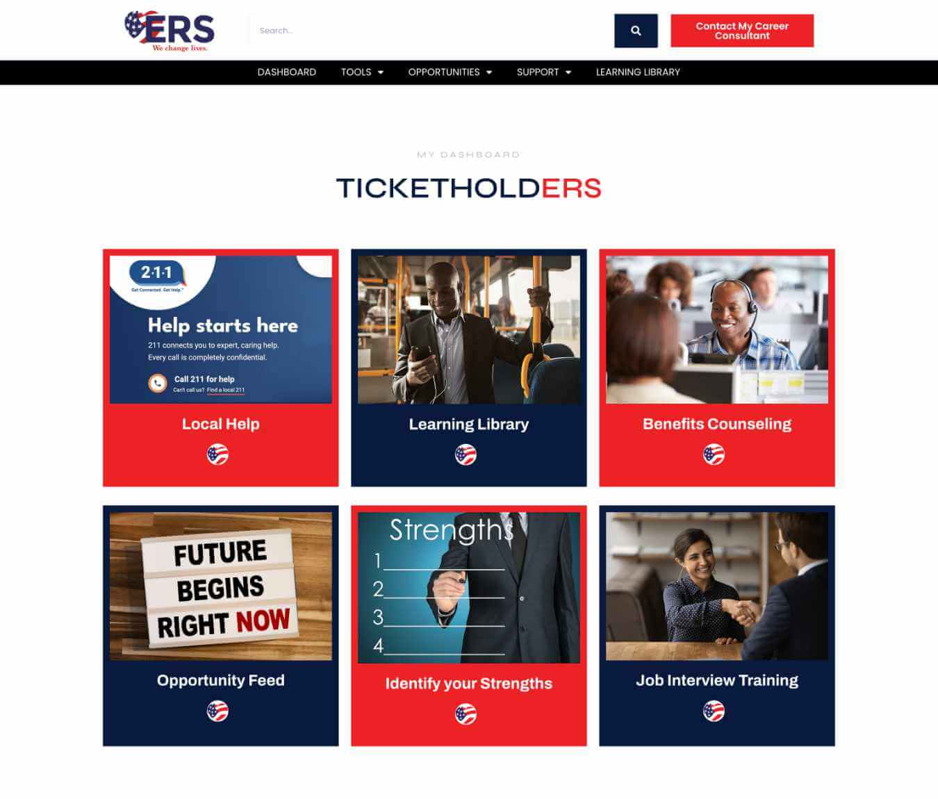 Employ Reward Ticketholder Dashboard Employ Reward Ticket Holders