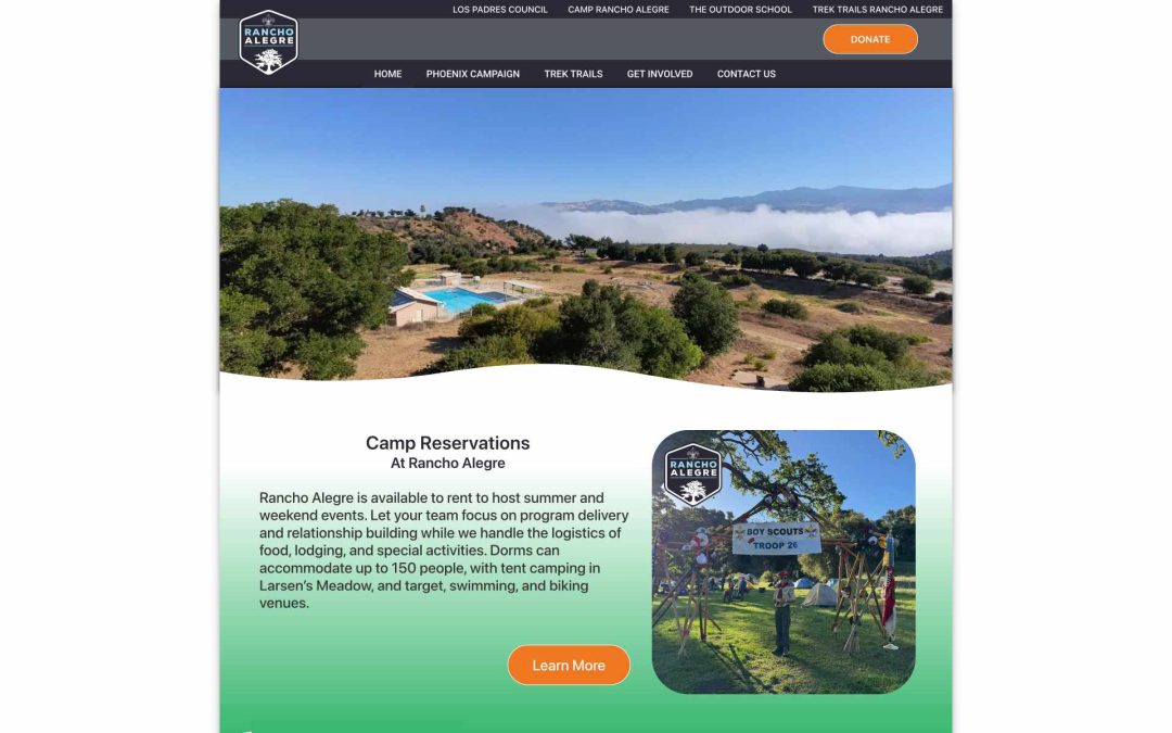 Camp Rancho Alegre Rebuild
